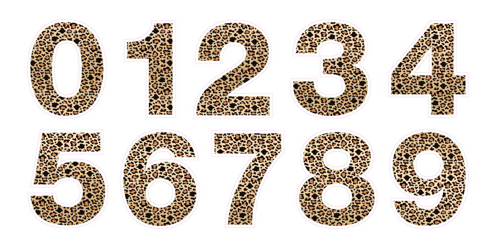 Leopard Numbers Template