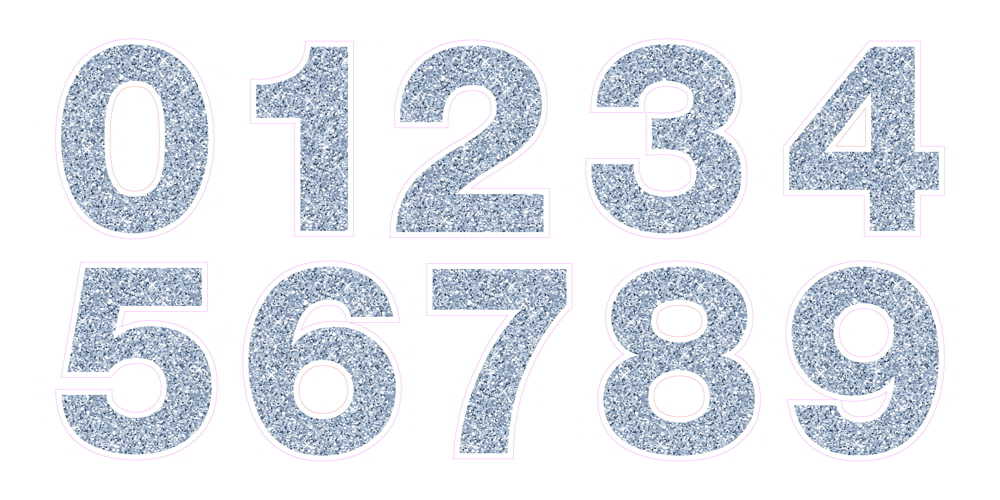 Numbers Helvetica Neue Lt 85 Heavy Font