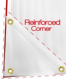Vinyl Banner Reinforced Corner Finishing | Banners.com