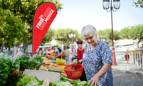 Farmer's Market Feather Flags | Banners.com